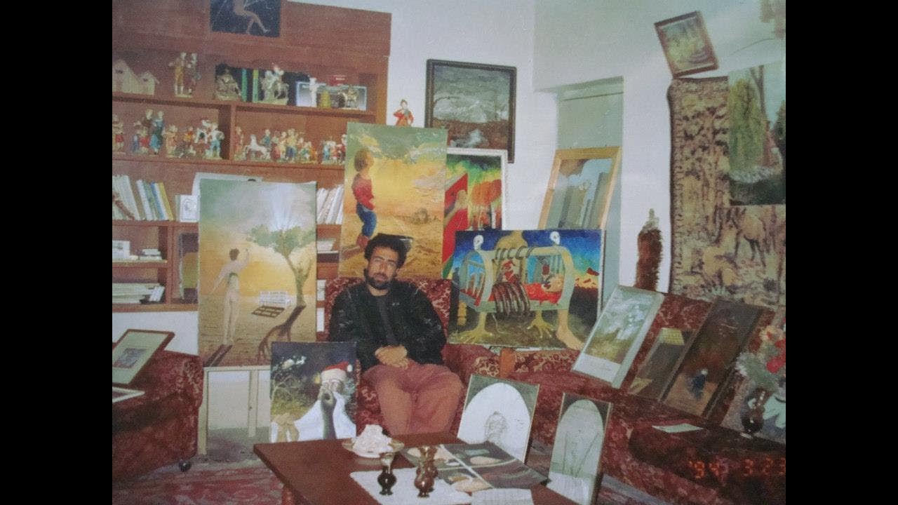 SIMKO AHMED  2ND SOLO ART SHOW IN SLEMANI 1994　澄湖　バラン, سمکۆ ئەحمەد شێوەکاری کورد لە ژاپۆن