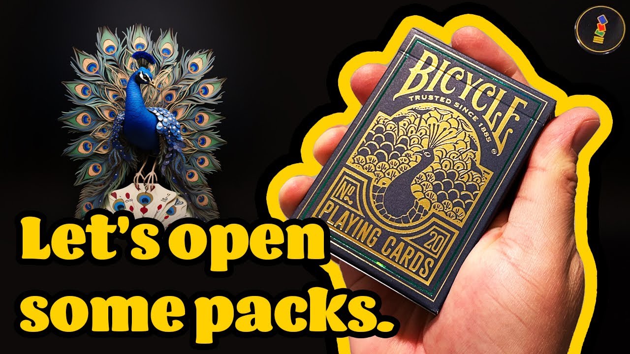 What a surprise! Bicycle Peacock Playing Cards by The United States Playing Card Company USPCC