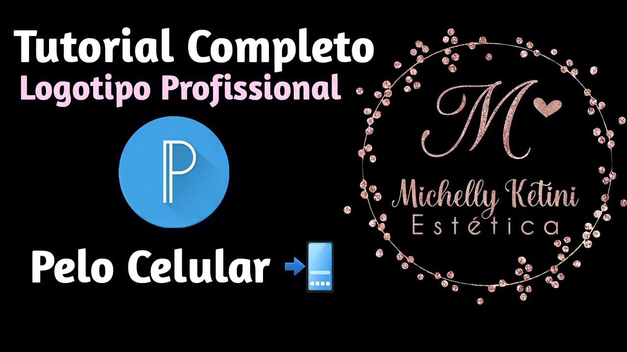 Como fazer LOGOTIPO PROFISSIONAL pelo celular | how to make a professional logo on mobile
