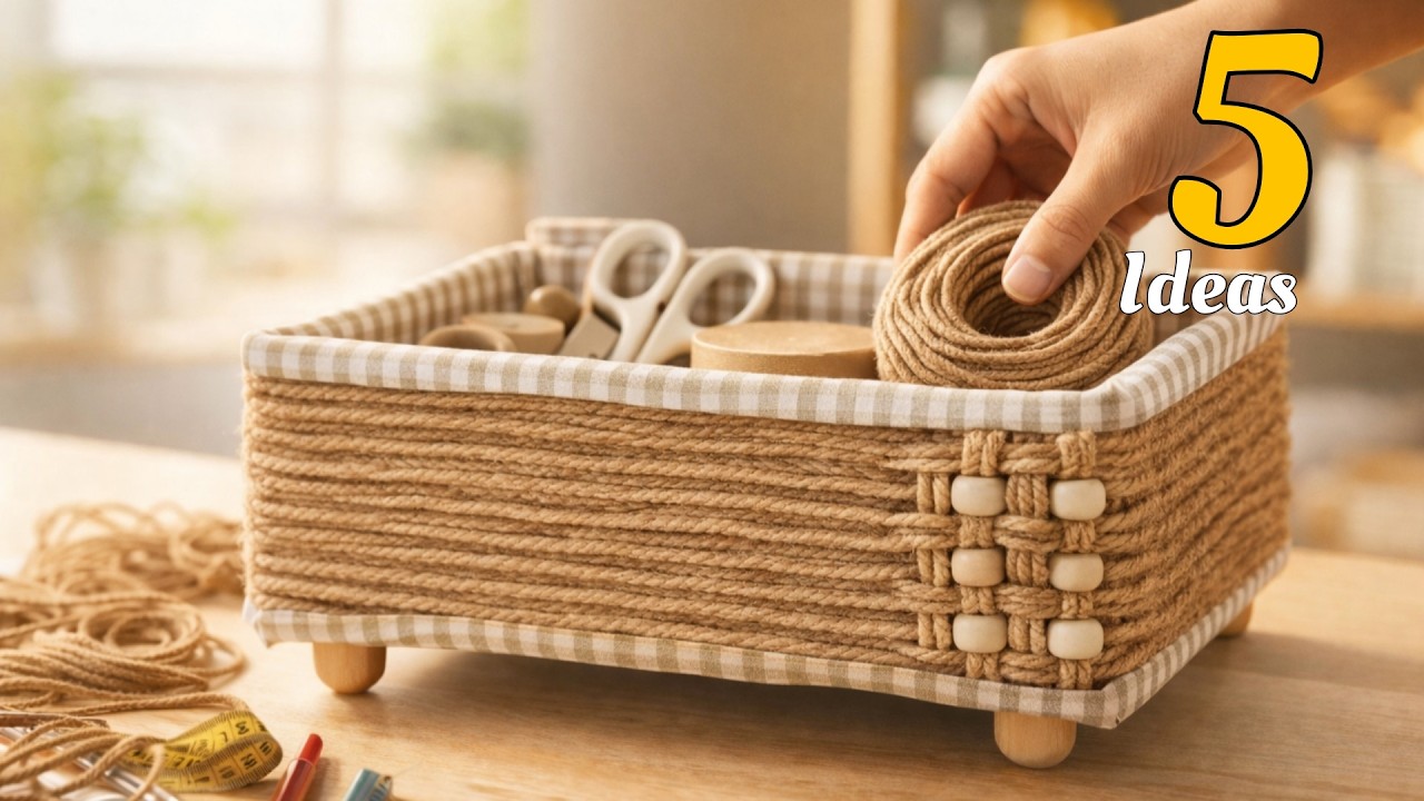 Transforming old boxes and Jute ♻️📦 5 Genius Recycling Ideas that will amaze you #2026