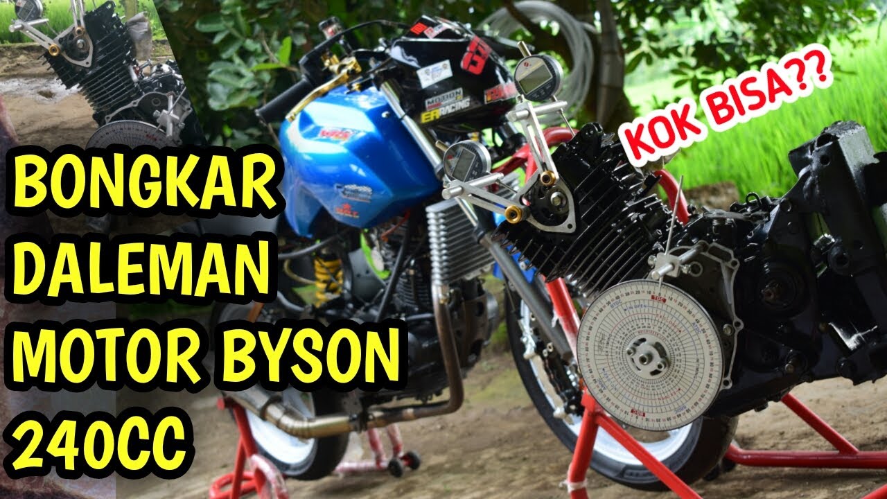 SEMUA DI BONGKAR DISINI!! RAHASIA MOTOR BYSON/FZ16 BUATAN CMS MOTOSHOP BORE UP SAMPAI 240CC (HARIAN)