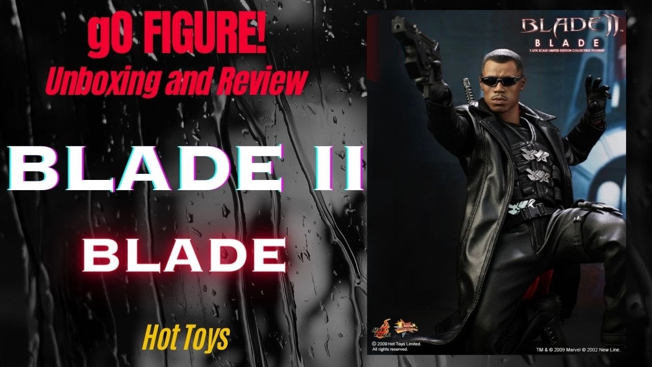 HOT TOYS BLADE 2 BLADE  WESLEY SNIPES 1/6 scale figure unboxing and review
