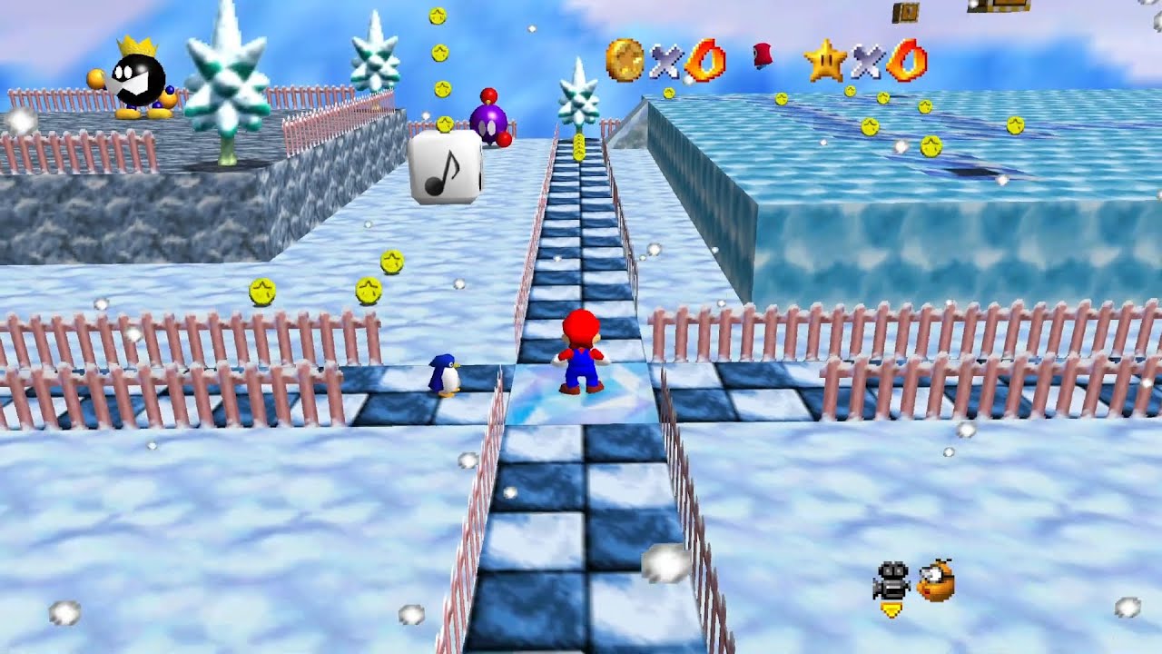 Snowy Shiver by HunterXpro - Mario Builder 64