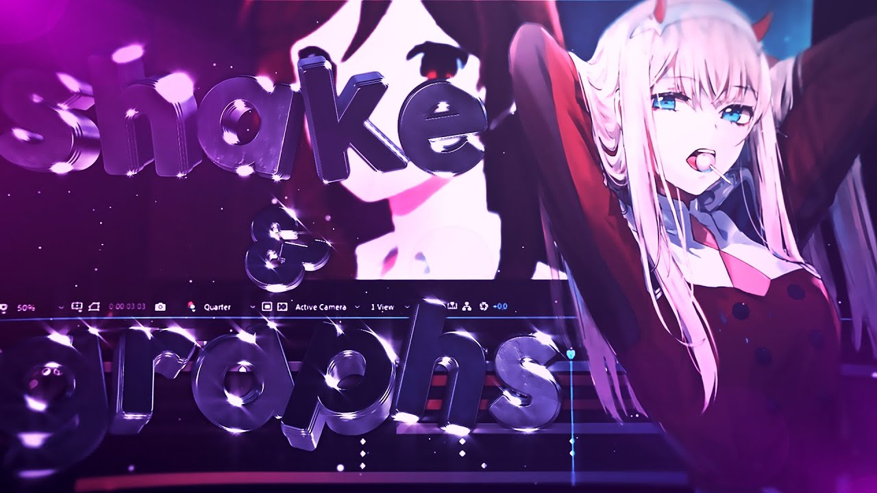Shake and Graph smooth After effects  AMV Tutorial [Advanced&Begginer]