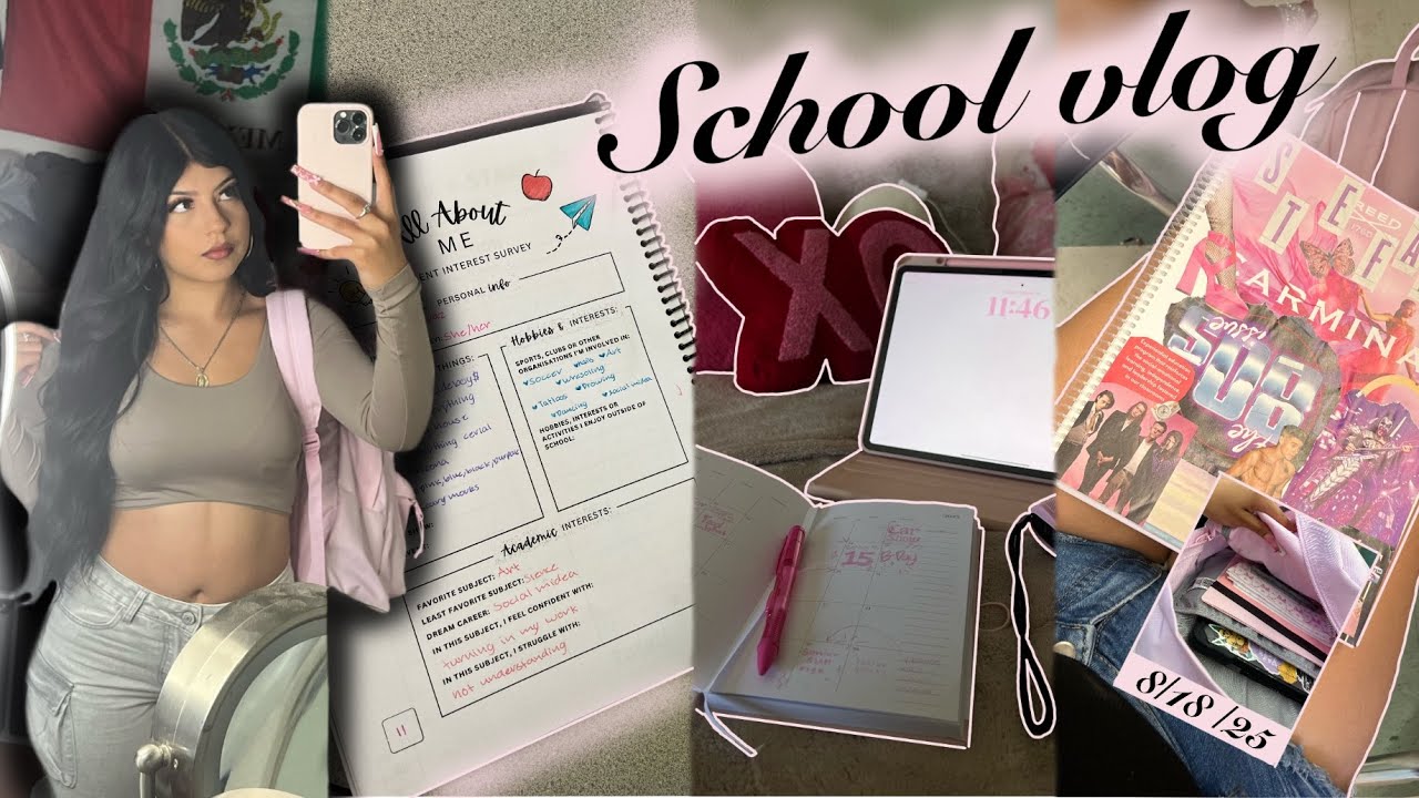 A day in SCHOOL WITH ME!!❤️❤️