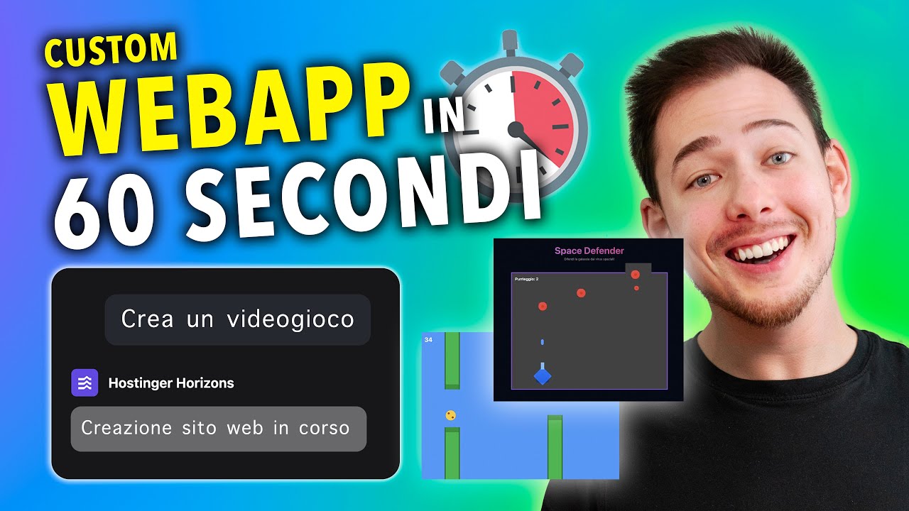 CREA la tua WEBAPP (SITO) CUSTOM con l’A.I. in 60 SECONDI
