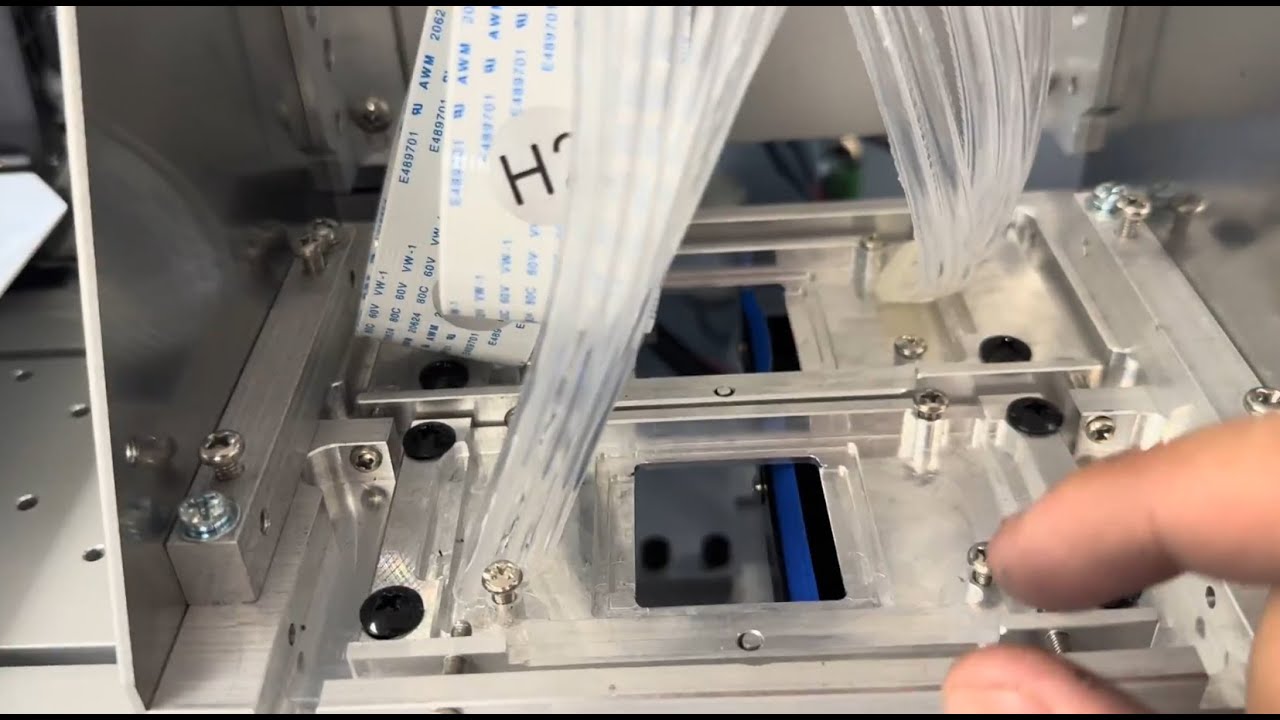 PrintExp Head Space Alignment for CMYKWhiteVarnish Printhead Distance Adjustment