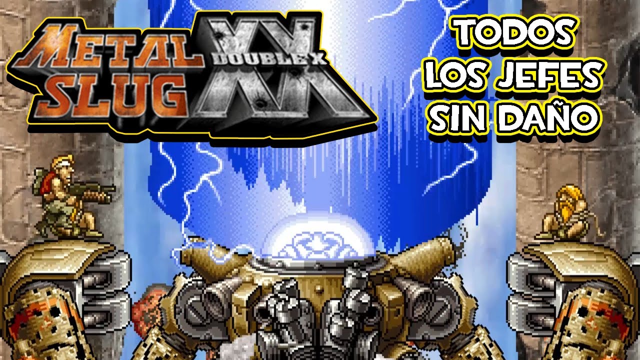 Metal Slug XX (PSP) - Todos Los Jefes (Dificultad Difícil, Nivel 8, Sin Daño)