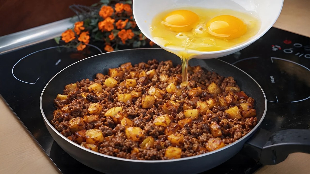 Better Than Pizza! This Hearty Potato and Ground Beef Skillet Will Surprise You