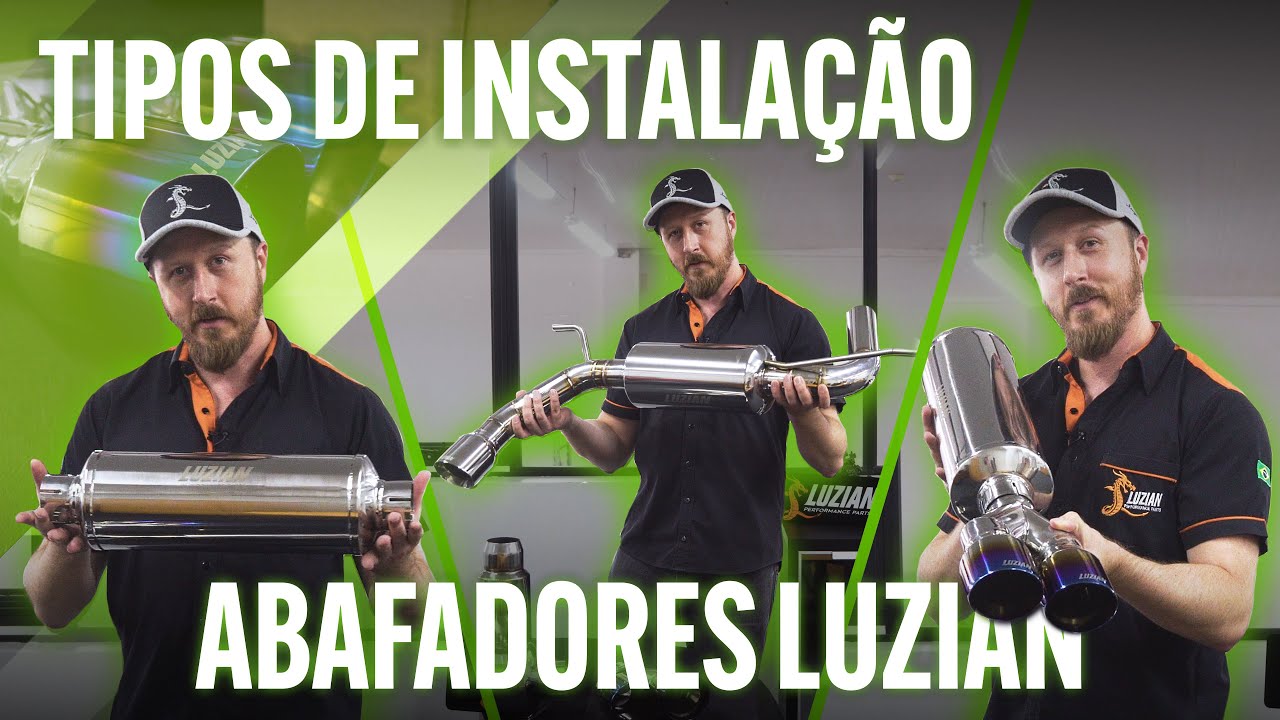 Maneiras PERSONALIZADAS de utilizar um abafador LUZIAN no seu escapamento!