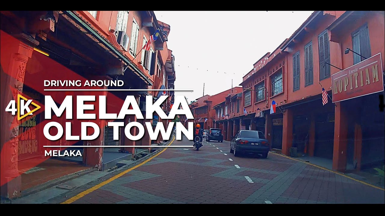 [4K] Driving around MELAKA OLD TOWN (Melaka)