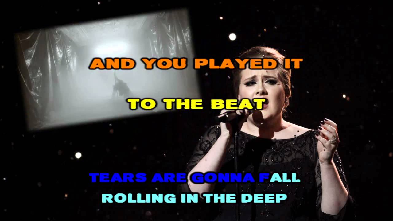 Adele - Rolling In The Deep (Instrumental / Karaoke) with backing vocals