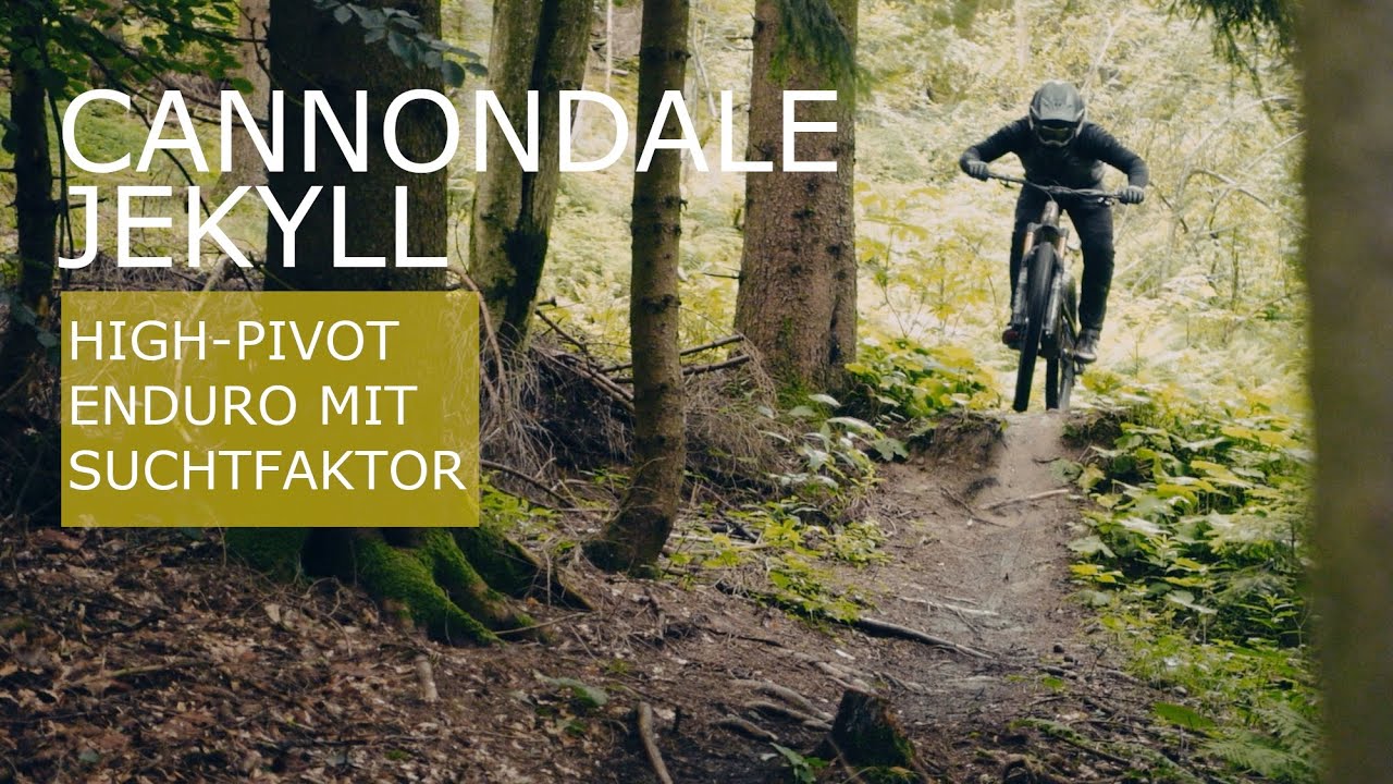 Test Cannondale Jekyll - High-Pivot Enduro Maschine + Enduro Race Track Action