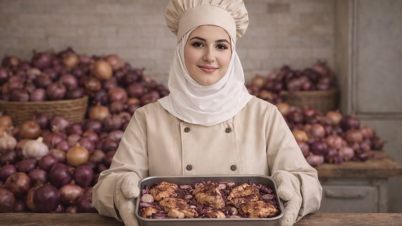 أسرار صينية الجاج بالبصل الذهبية 😍 | يوم طبخ عفوي#يومياتي#طبخ_بيتي#صينية_جاج#طبخ_اردني