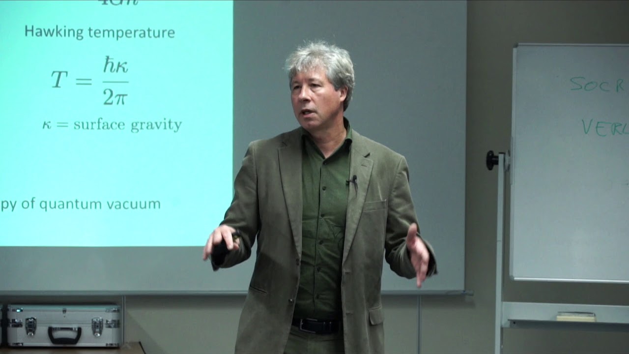 Physics@Veldhoven 2019 - Masterclass Erik Verlinde (University of Amsterdam)