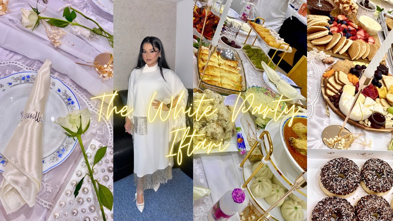 HOSTING A HUGE IFTAR DINNER WITH ALL MY FRIENDS! The White Party Ramadan Vlog 2024