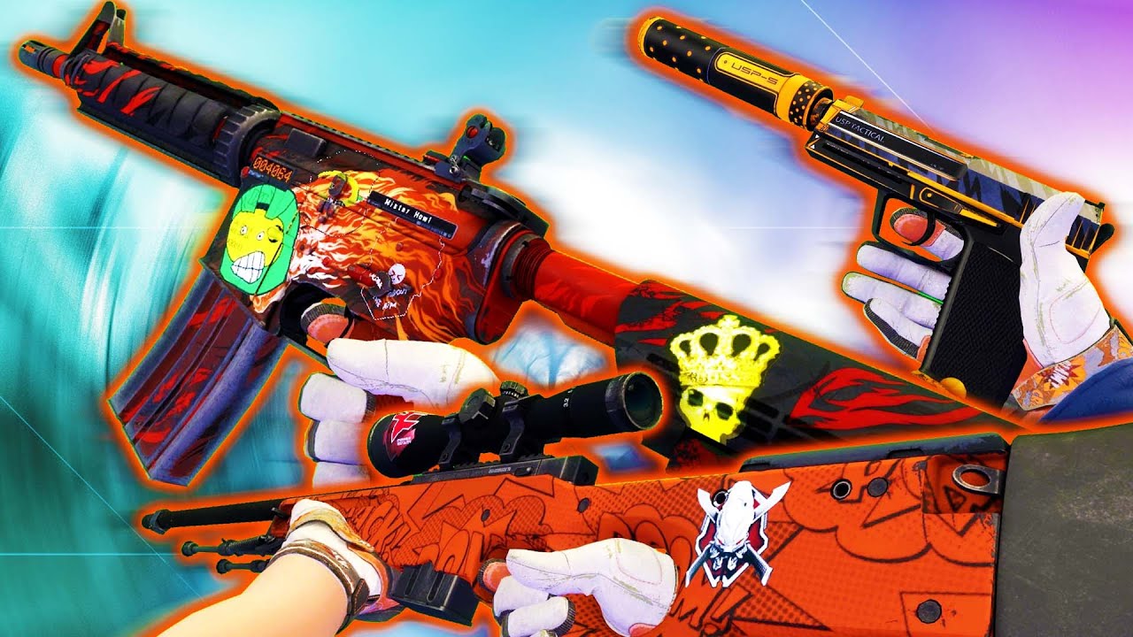 The ULTIMATE ORANGE CS:GO LOADOUT 2021!