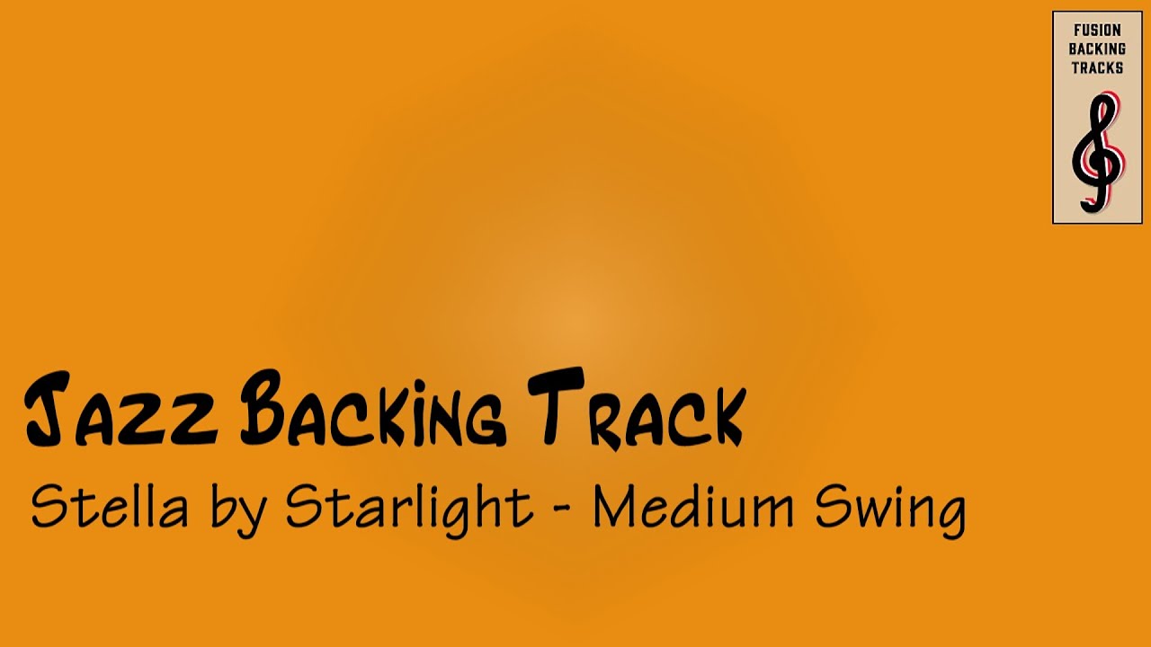 Jazz Backing Track for PIANO | Stella by Starlight | (No Piano)