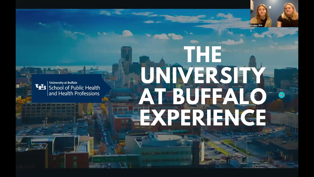 Webinar Recording: UB's Public Health Programs