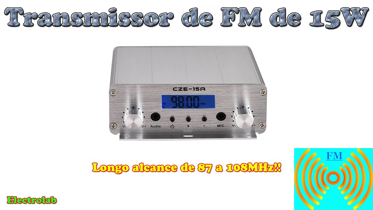 Transmissor de FM Estéreo 15W!!
