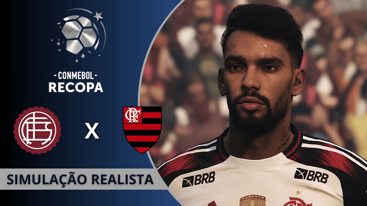 Lanús vs Flamengo | Recopa Sulamericana 2026 - Final | SIMULAÇÃO PES 2026 GOGOZPATCH.