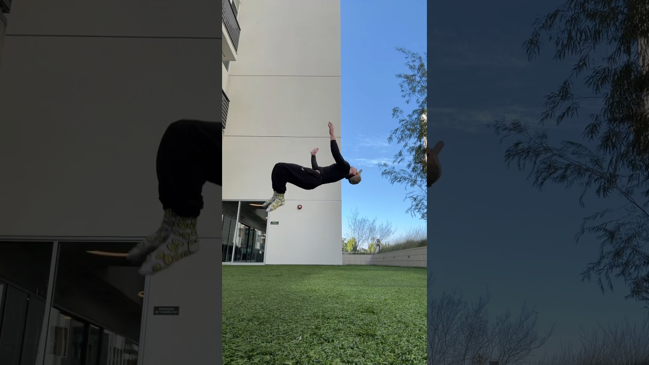 rusty but still got it #backflip #calisthenics