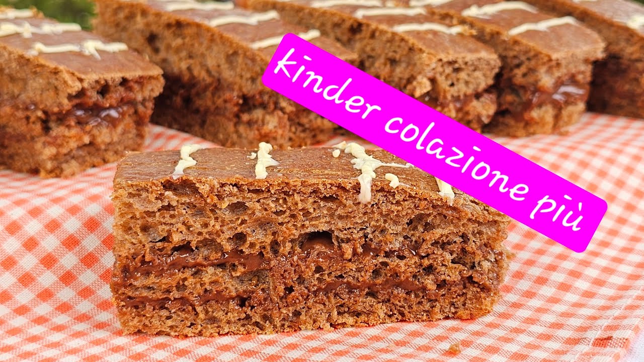 Ecco come riprodurre le merendine Kinder in modo fedele all'immagine di copertina.