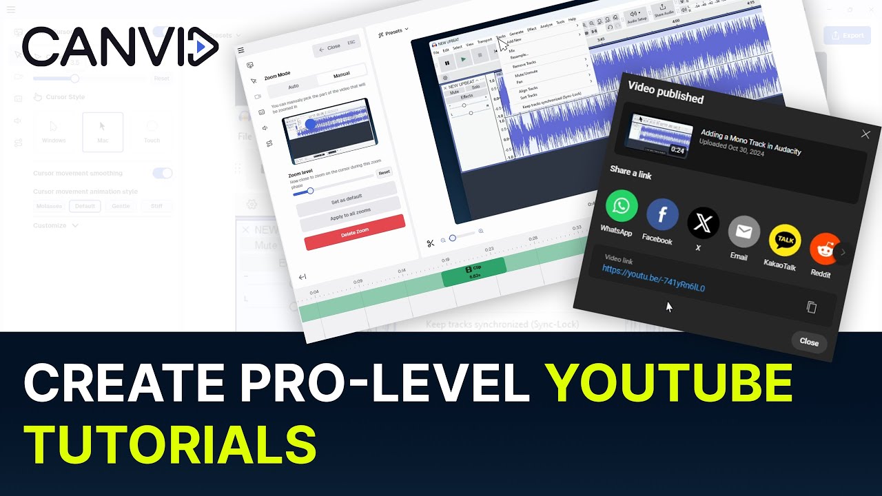 🎥 Upload Studio-Quality Tutorials on YouTube! 🚀 #CANVIDTutorials #ContentCreation