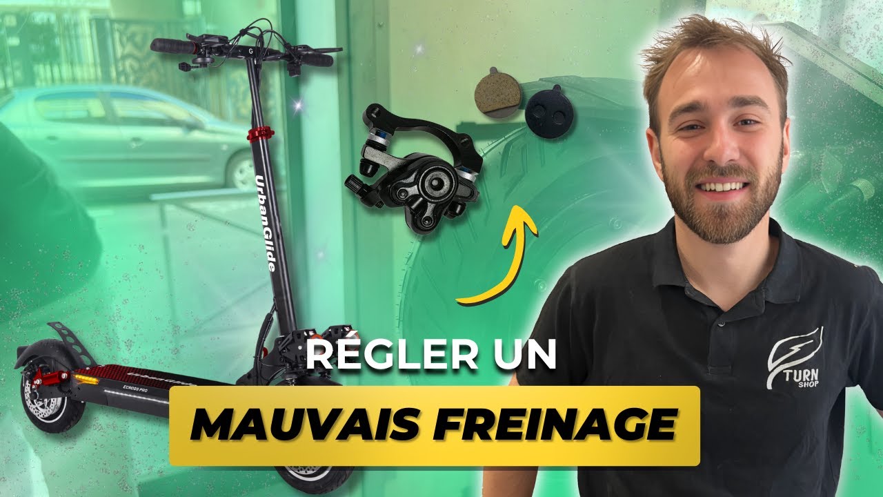 Comment RÉGLER un MAUVAIS FREINAGE sur URBANGLIDE ECROSS ? [tuto complet]