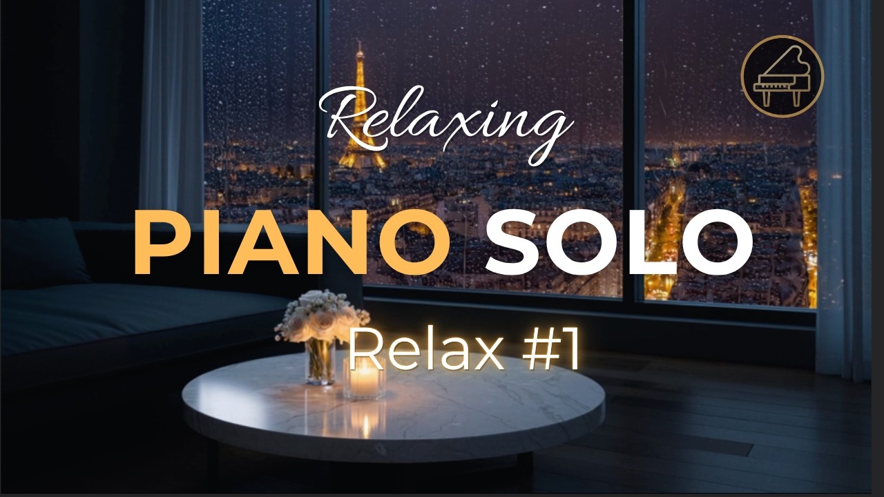 1 Hour Relaxing Piano Solo | No Rain Background 🎹✨