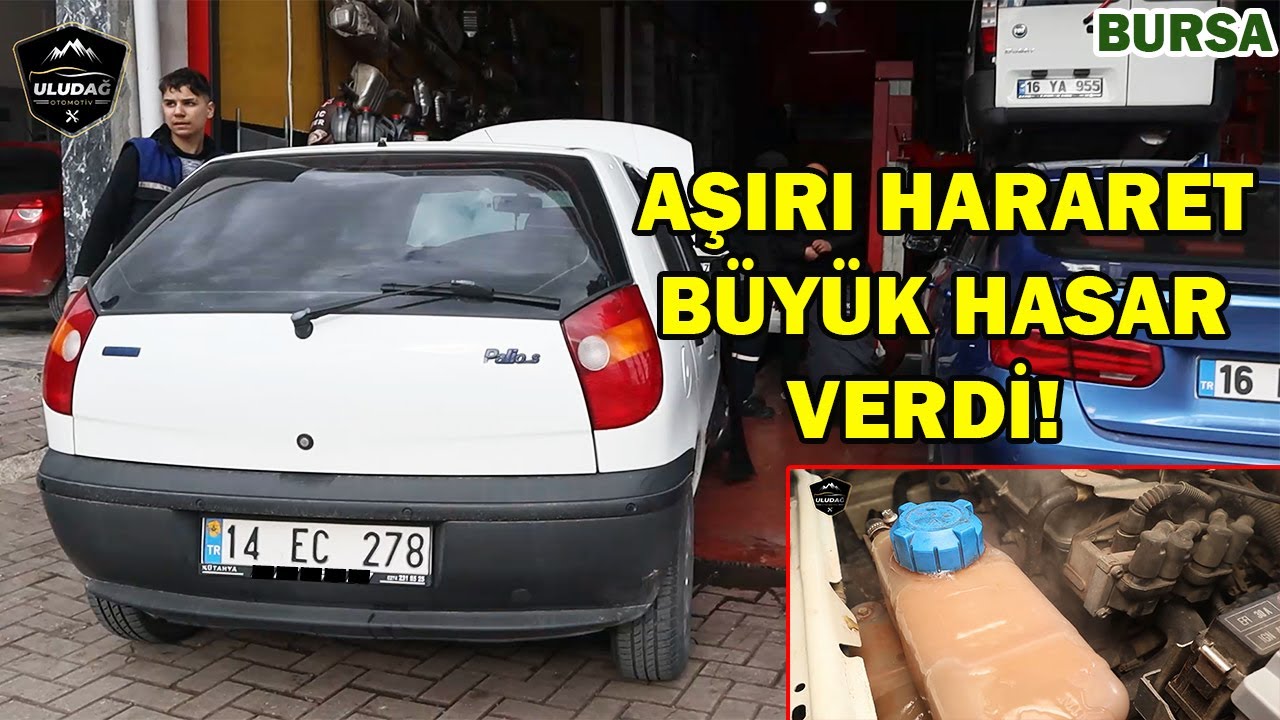 AŞIRI HARARET YAPAN ARABA BAKIN NE YAPTI! (Fiat Palio 1.2 Motor Silindir Kapak Conta Değişimi)