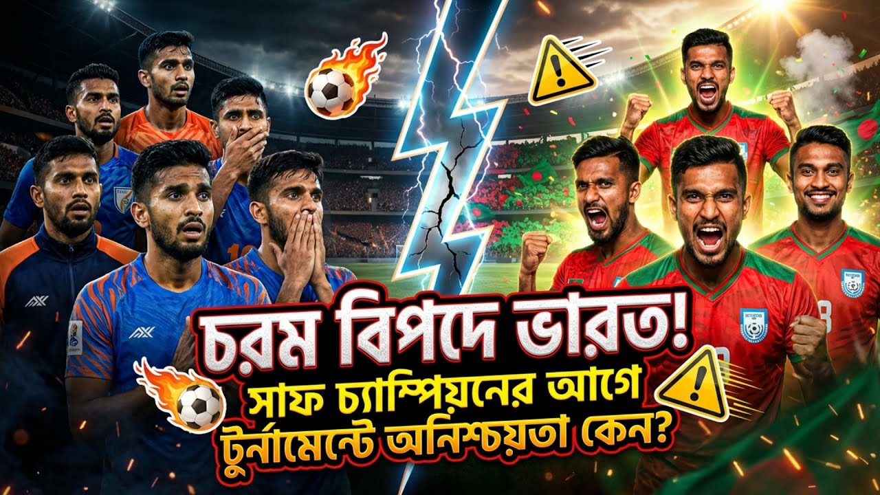 চরম বিপদে ভারত! সাফ চ্যাম্পিয়নের আগে টুর্নামেন্টে অনিশ্চয়তা কেন?