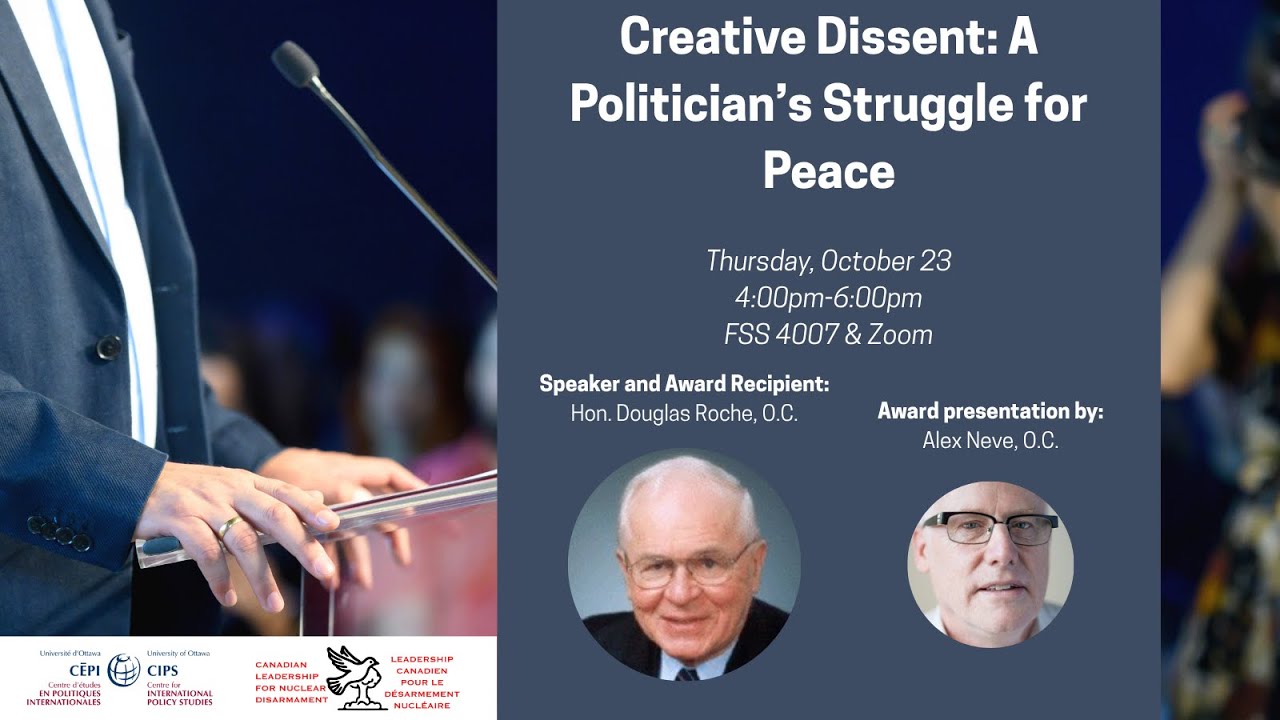 Creative Dissent: A Politician’s Struggle for Peace