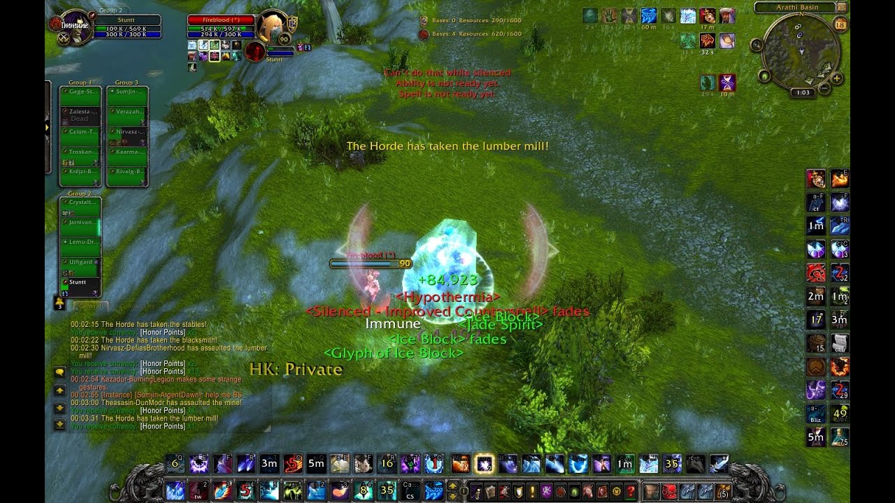 Arcane mage PvP 5.4.8