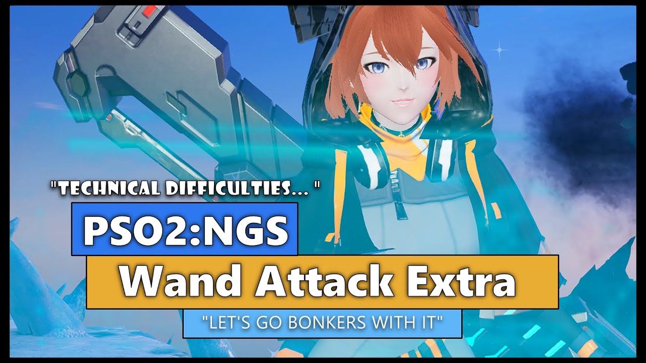PSO2: NGS -  Wand Attack Extra (Skill Review & More!)