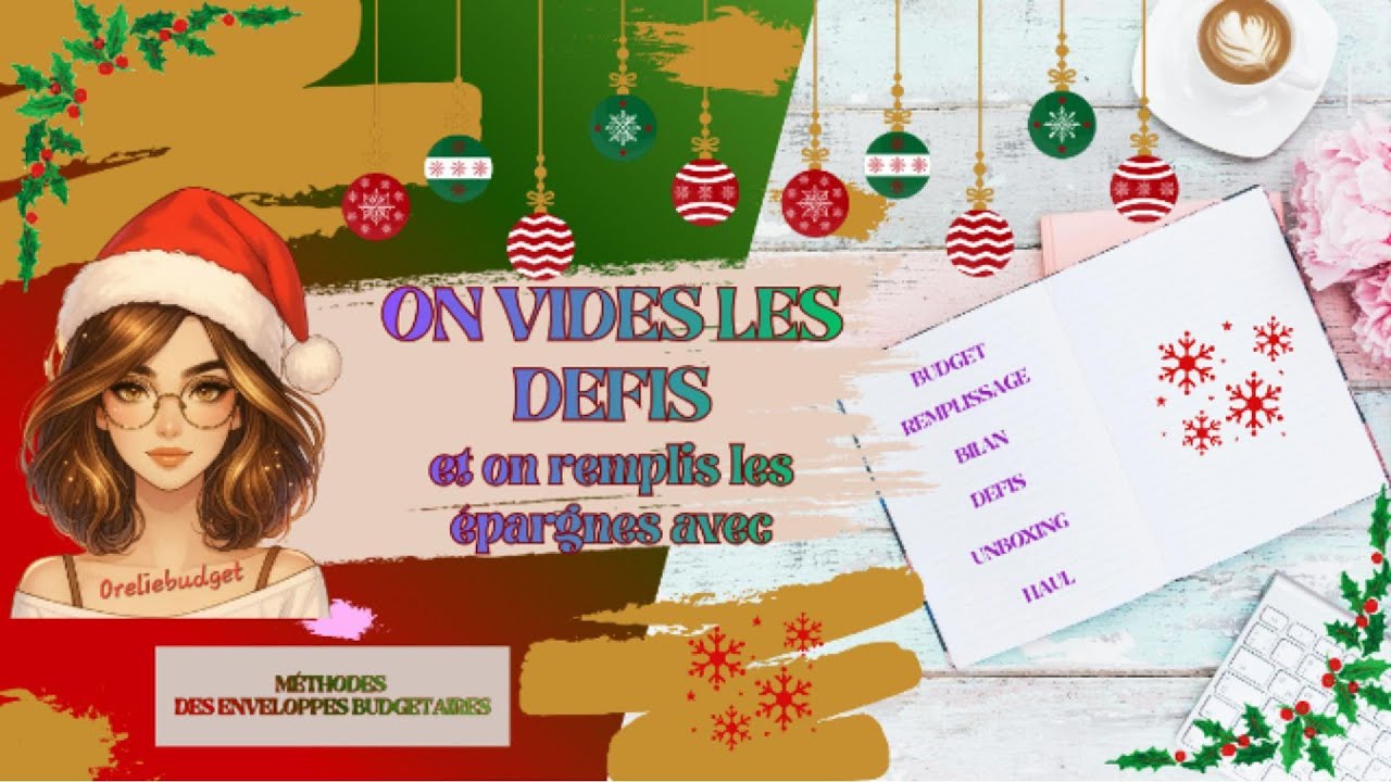 decembre 2025 🎄#35 🎄on vide les défis combien vais-je avoir au total? 🎄#budget #enveloppebudget