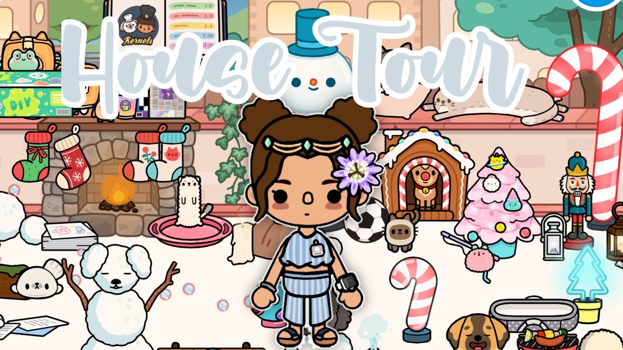 Christmas House Tour | with voice | roleplay