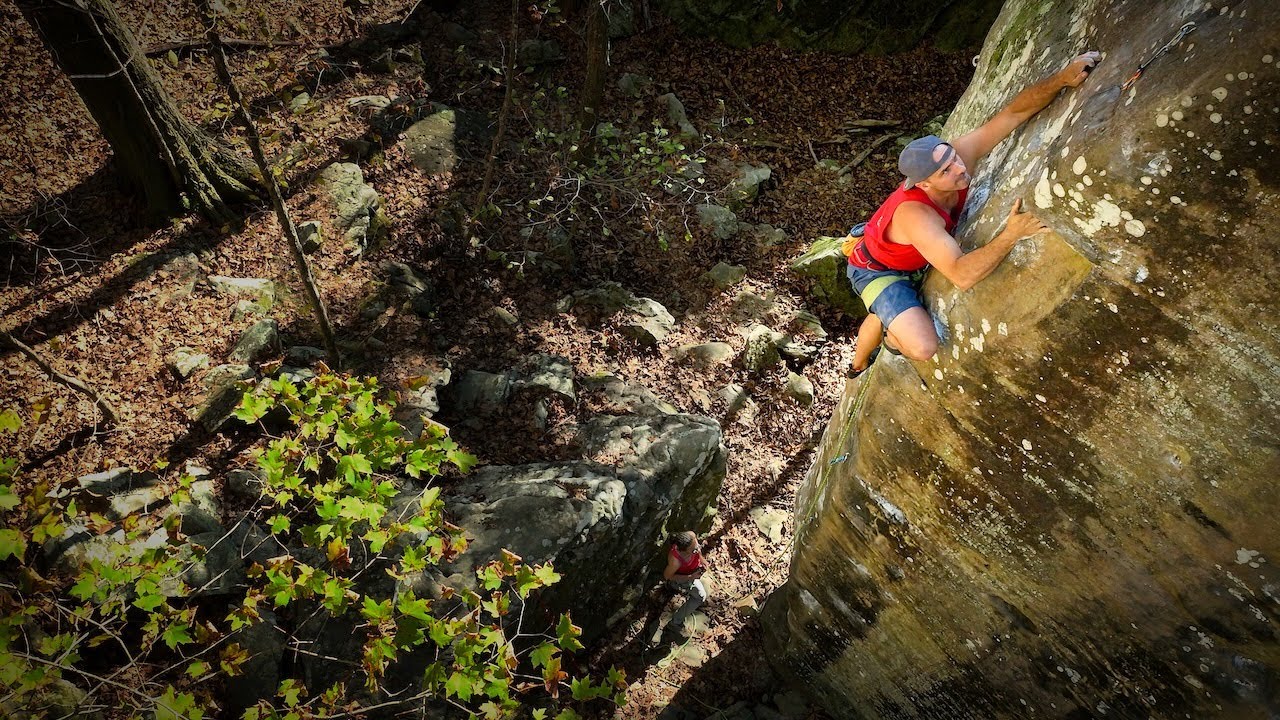 Lovely Arete 5.11 , Jackson Falls Usa