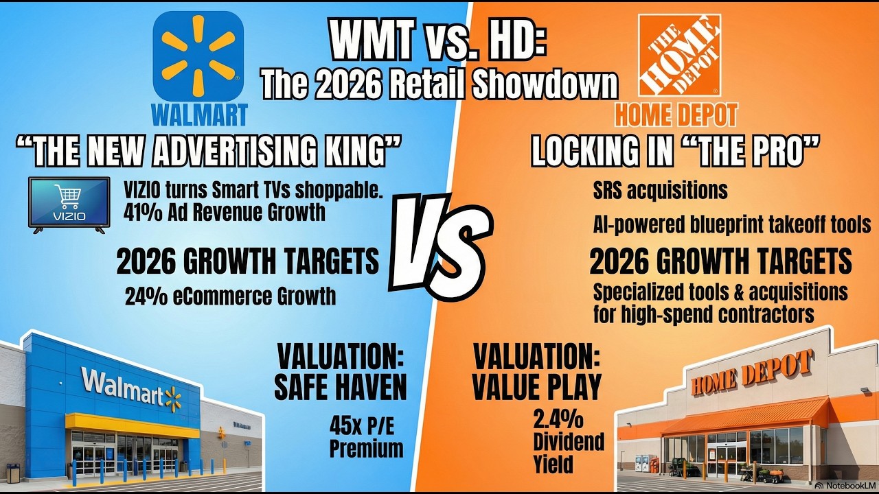 Walmart or Home Depot? The 2026 Retail Showdown & Investment Guide!