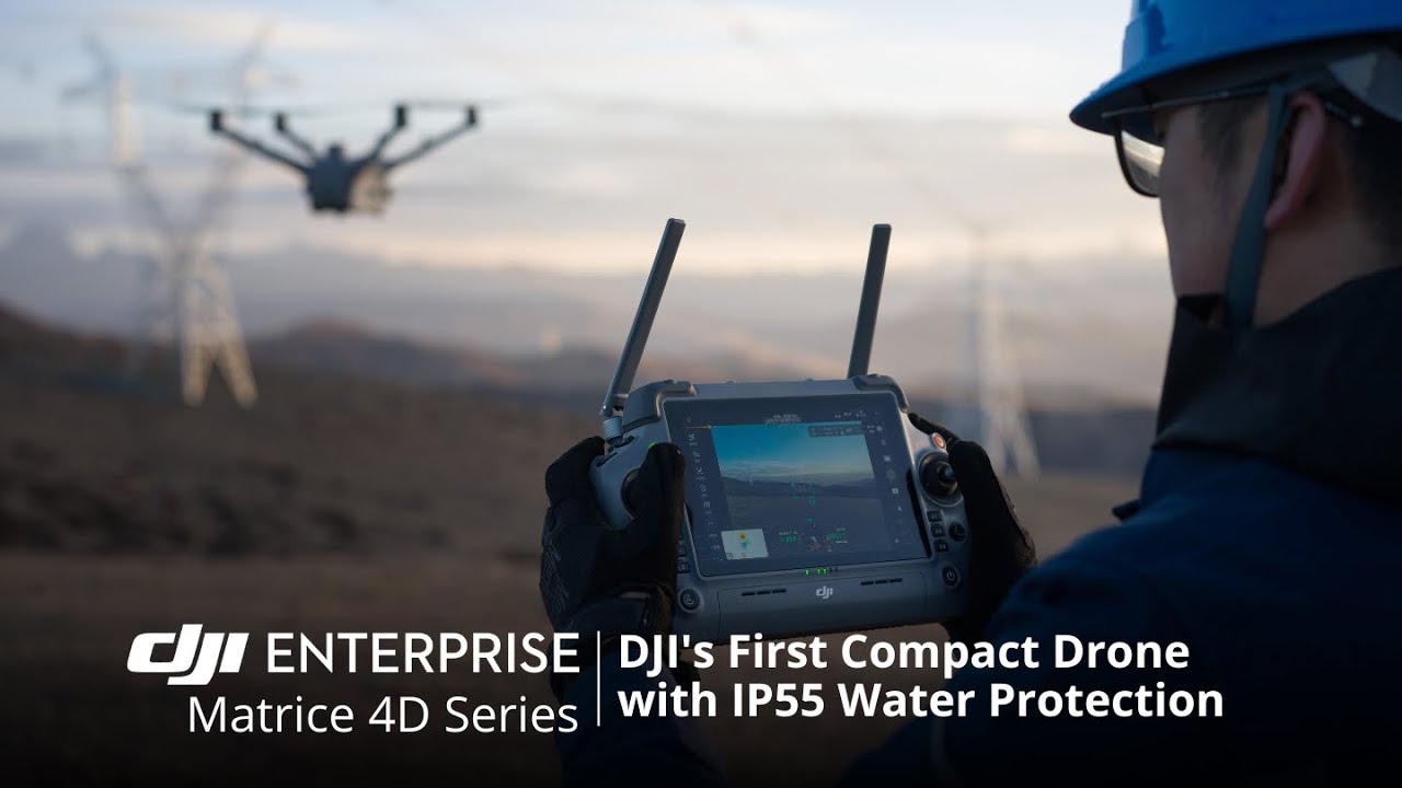 Matrice 4D Series - DJI's First Compact Drone with IP55 Water Protection