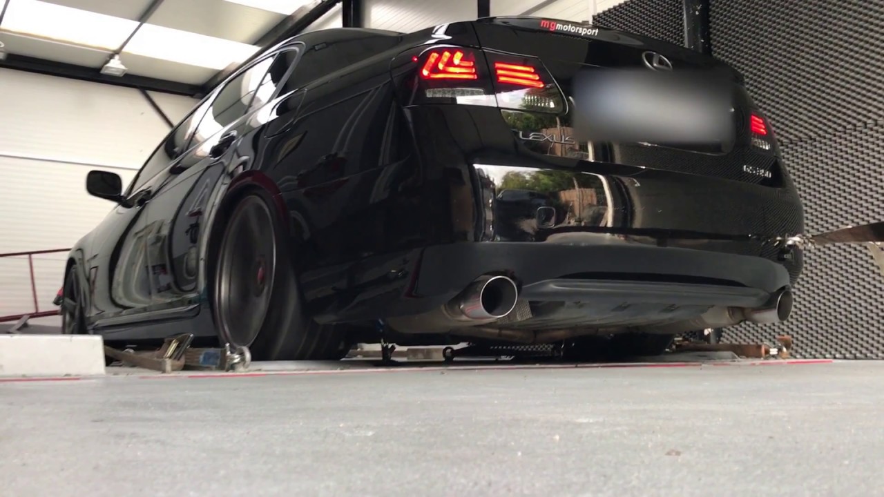 Dyno LEXUS GS 350 MG MOTORSPORT exhaust