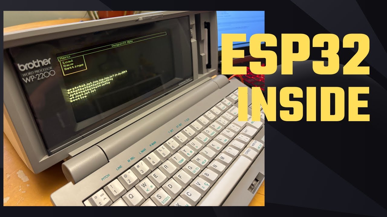I hacked a Typewriter to run my own code! Brother Word Processor 