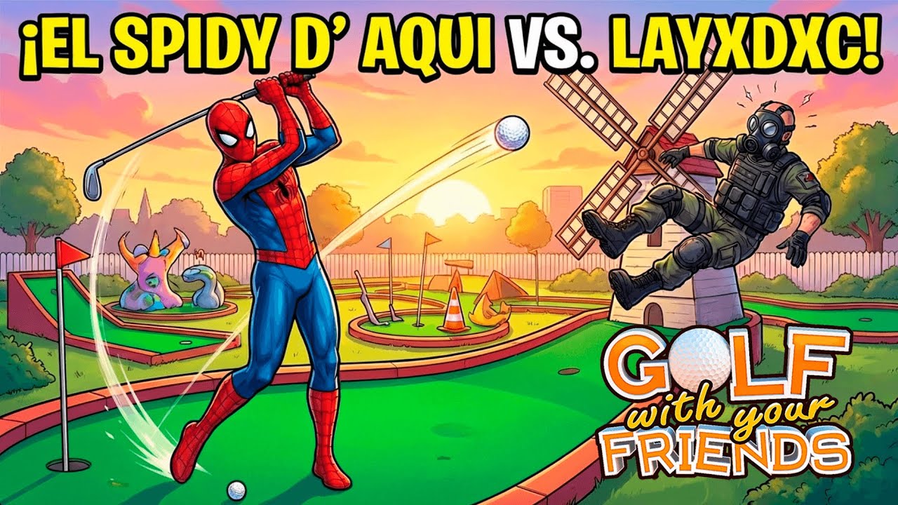 METIENDOLA EN MUCHOS HOYOS DE MINIGOLF