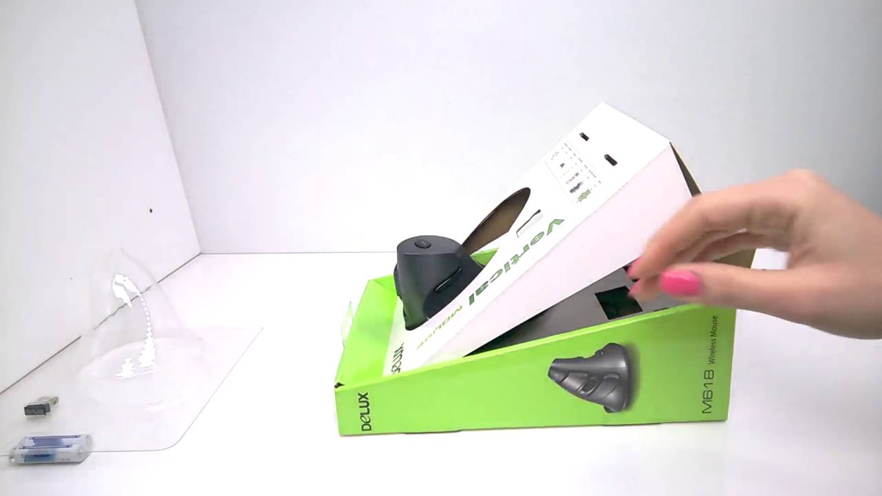 Mysz wertykalna pionowa Vertical Mouse Delux M618 PREZENTACJA TEST