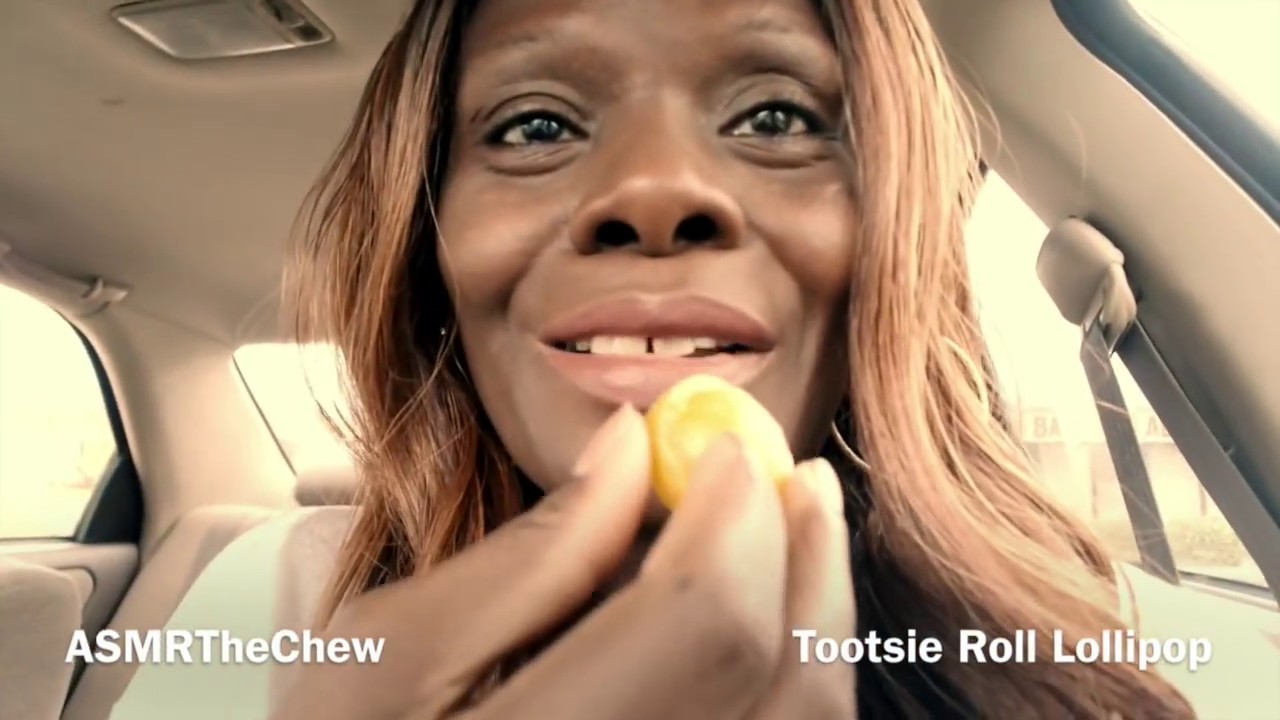 Lolli Pop Hard Cardy Whispers ASMR (Tootsie Roll )