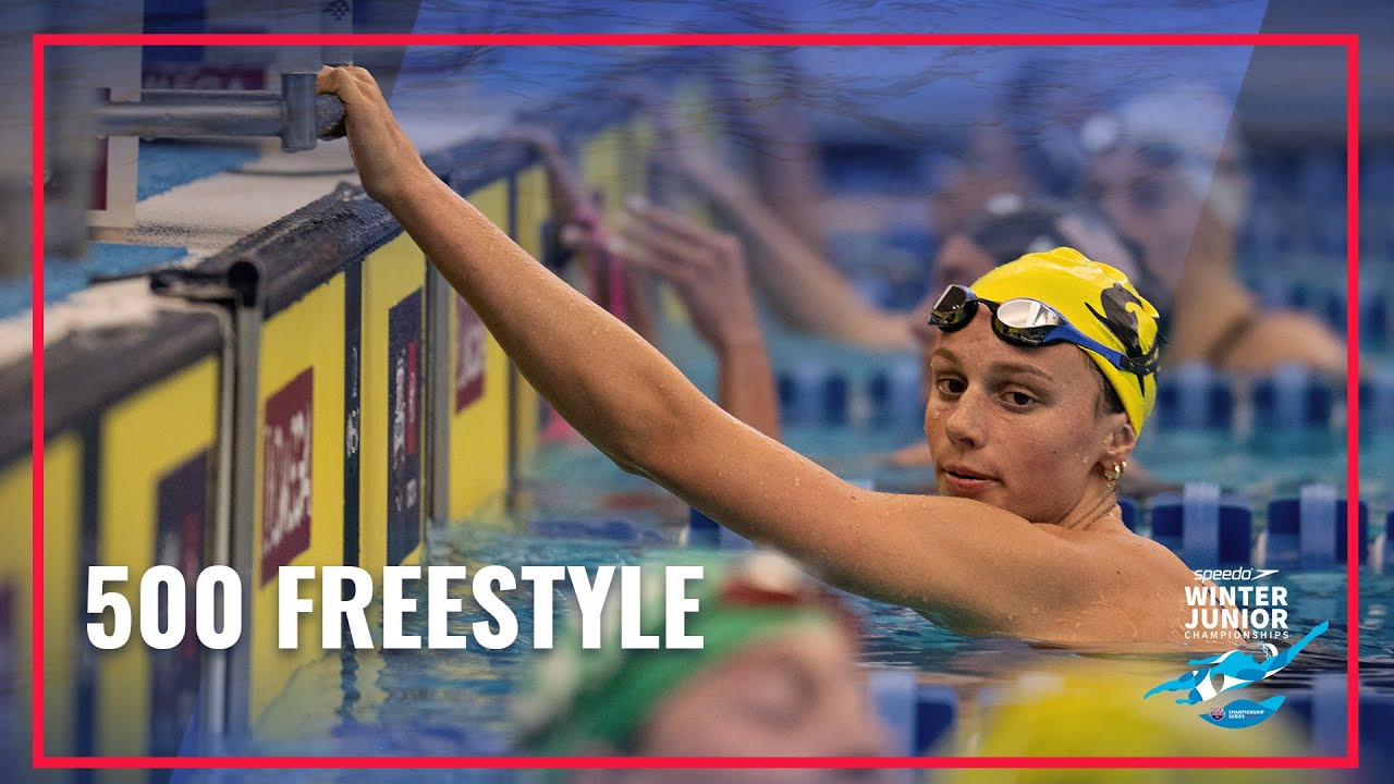 Summer McIntosh Takes Gold in Women's 500 Freestyle | 2022 Speedo Winter Junior Championships East