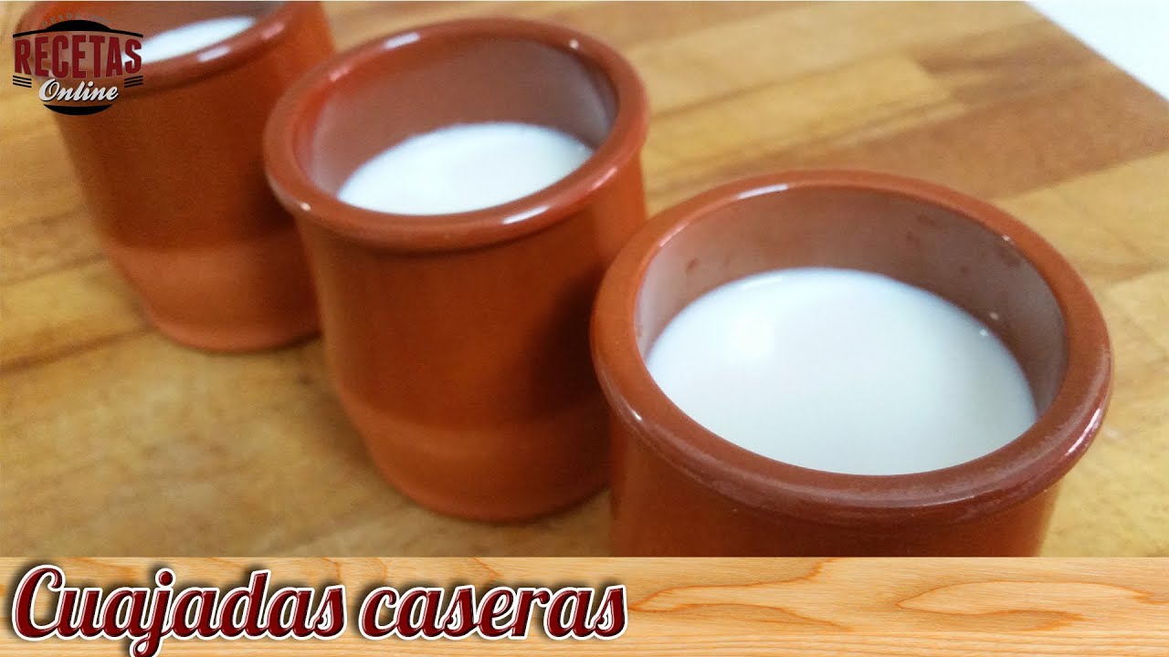 Cuajadas caseras - Recetas de cocina