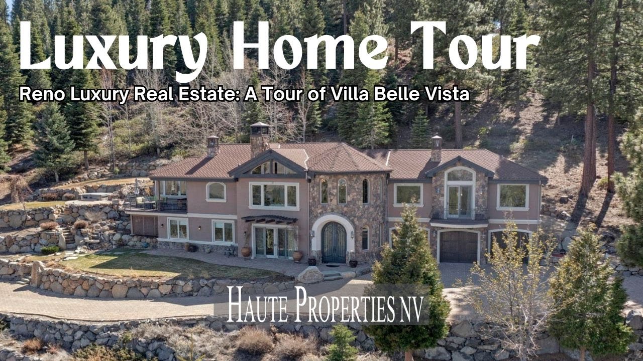Tour Inside Villa Belle Vista | Luxury home for sale in Reno NV