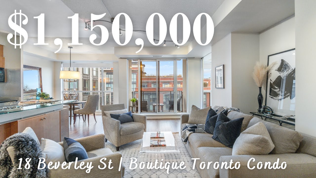 18 Beverley St FOR SALE | Almost 1200 SQ FT In a Beautiful Boutique Building Downtown Toronto!