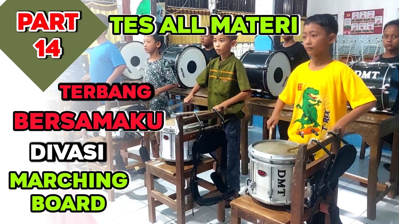 Full Shoot Cam Percussion Terbang Bersamaku #drumband #drumbandpemula #latihandrumband